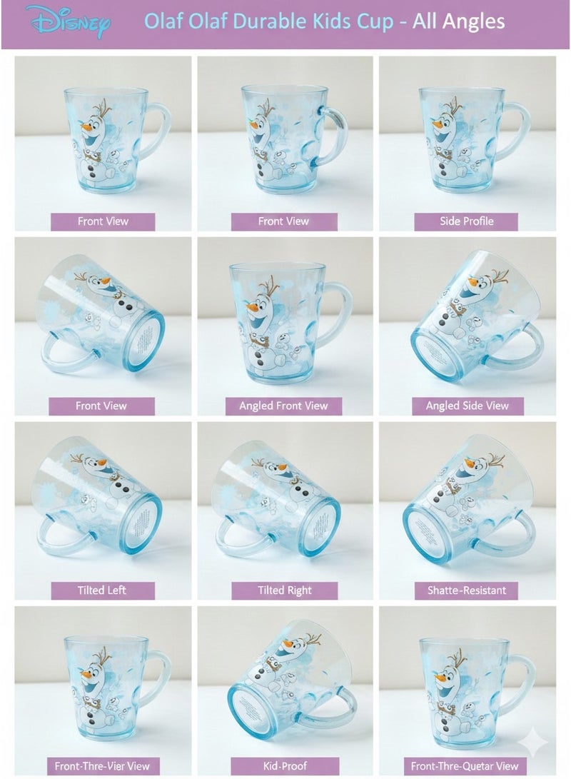 Disney Frozen Olaf Kids Plastic Cup 260ml | BPA-Free Reusable Drinking Cup | Cartoon Water, Juice & Milk Cup for Children - Image 5